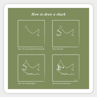 How to Draw a Shark Magnet